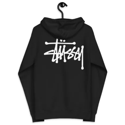 BASIC STUSSY ZIP UP HOODIE