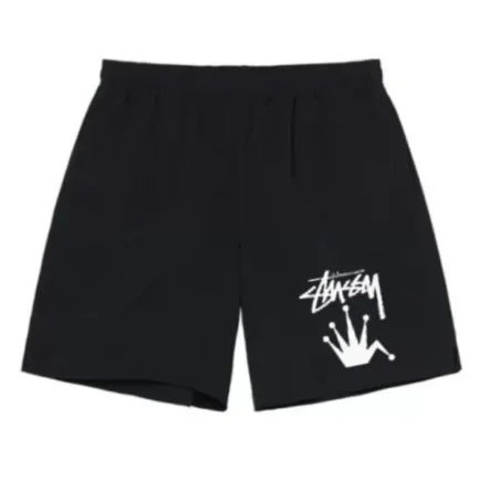 Black Stussy Crown Short